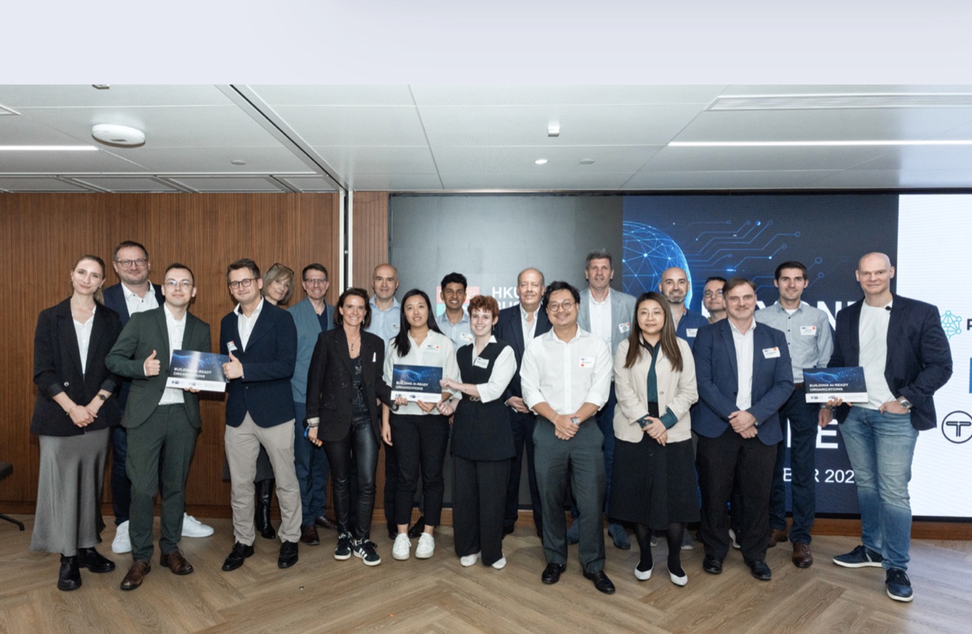 Contributors to the German Chamber AI Blueprint at the launch event in November 2025